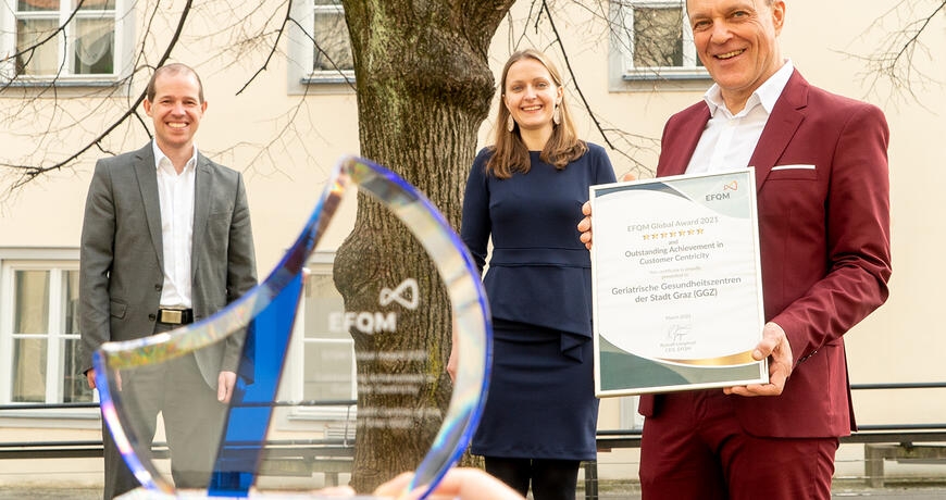 EFQM Global Award 2021 - GGZ mit internationalem Qualitätspreis ausgezeichnet